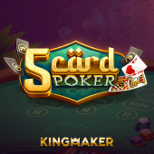 5 Card Poker casino online game cards